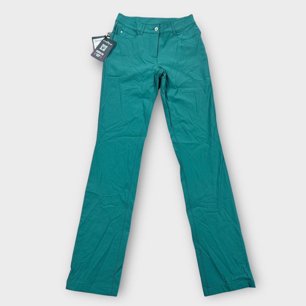 Chervo‎ Pants Women's XS Green Pro Therm Sintax Performance Straight Leg